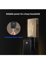 EZVIZ Smart Lock DL50FVS, 8-in-1 Keyless Entry Door Lock, 3D Face Recognition, Built-in 8GB storage, 2-meter Night Vision, App Remote Control