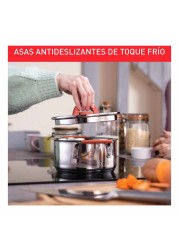 Tefal Optispace Stainless Steel Cooking Set 6 PCS