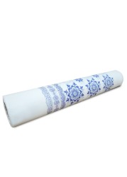 10KG Disposable Sofra Roll, Beautiful Sofra Table Sheet Rolls - Blue Flower