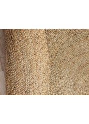 Handmade Natural Color 200 CM Braided Round Jute Rug - BR 016