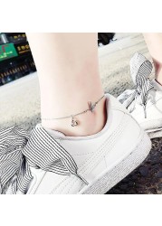 Aiwanto Anklet for Women's Ankle Chain Silver Anklet Gift