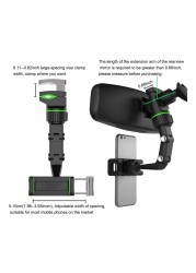 Autocare Adjustable View Mirror Universal Clip Cellphone Holder CPH-V207