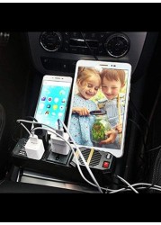 200W Mini Car Vehicle Inverter DC 12V to AC 220V USB Output High-power Power Inverter Small Car Special Edition – Black