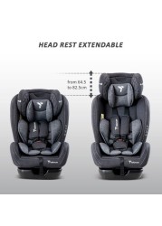 Teknum Evolve 2 Car Seat 0-12yrs - Dark Grey