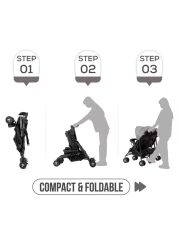 Teknum Twin Stroller Fellow - Grey