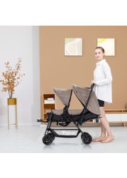 Teknum Double Baby Stroller - Khaki