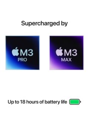 Apple MacBook Pro 14 Inch, 18GB RAM, 512GB SSD, Space Black (Apple M3 Pro Chip, 11-Core CPU And 14-Core GPU, English/Arabic Keyboard, MRX33AB/A)