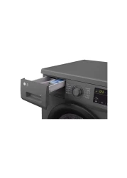 إل جي غسالة بتحميل أمامي 7 كغ F2J3HYL6J رمادي