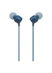 JBL Tune 110 Headphones Wired In-Ear Deep And Powerful Pure Bass Sound Blue