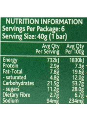 Mother Earth Raspberry And White Chocolate Baked Oaty Slices 240g