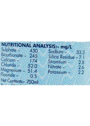 San Pellegrino Sparkling Natural Mineral Water 750ml