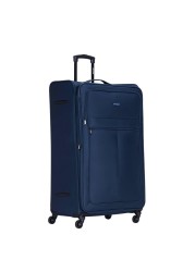 VIPTOUR VIPTOUR Set of 4 Light Weight Polyester Jacqard Trolley Luggage With Number Lock 20/24/28/32 Inches