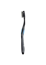 Colgate 360 Black Charcoal Medium Toothbrush With Tongue Cleaner 1 Pcs