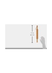 Prestige Wooden Rolling Pin PR50185 Brown