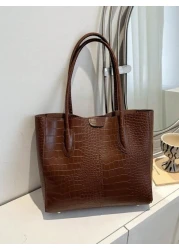 حقيبة توت كلاسيكية نسائية 2025 حقيبة سفر جديدة متعددة الاستخدامات ذات سعة كبيرة حقيبة كتف