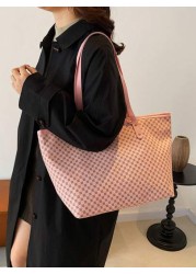 Tote Bag Female Large Capacity College Student Class Commuter Bag Shoulder Woman Bag Handbag Bag