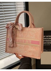 Casual Style Letter Print Large Capacity Top Handle Tote Handbag Nursing Bag Weekend Bag Everyday Bag Etc Perfect For Daily Use Suitable For Traveling Work Or Shopping University College Classroom Com