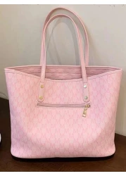 2023 New Fashion Women s Large Capacity Full Body Print Design Letter Pattern Decoration Design Double Handle Tote Bag Suitable For Work And Commuting School Bag Large Capacity Portable Classic Casual