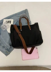 Minimalist Fashionable One Shoulder Crossbody Bag Large Capacity Commuting Versatile Women Tote Bag With Multiple Pockets Lightweight Foldable For Outdoor Travel Office University