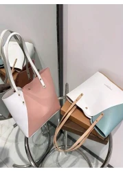 Tote Bag For Girls Lightweight Faux Leather With Top Handle Perfect For Daily Commute Travel Tote Bags For Ladies