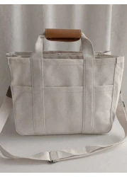 New Large Capacity Multi Compartment Women s Tote Bag Fashionable Simple And Versatile Handbag Niche Design Portable And Adjustable Shoulder Strap Mommy Shoulder Crossbody Bag Suitable For Commuting G