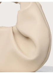 Waterproof Lightweight Business Casual Light Luxury Minimalist Ruched Bag Stylish Fashionable For Teen Girls Women College Students Rookies White Collar Workers Perfect For Office College Work Busines