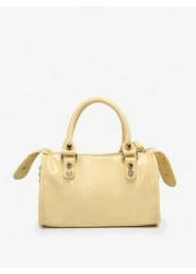 1pc Retro Y2K Motorcycle Punk Grunge Style Women Rivet Decor Multi Pocket Faux Oil Wax Cracked Leather Shoulder Handbag Suitable For Outing Date Party