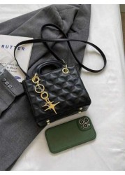 Dedoo Small And Niche High End Daifei Handbag For Women 2024 Fashionable New Diamond Grid Handbag Shoulder Crossbody Bag Christmas Gift Travel Party Travel Best Mothers Day Gifts Women