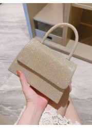 Gold Shiny Party Handbag Evening Clutch Bag Bridal Wedding Purse For Ball Cocktail Party