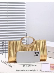 Sparkling Women s Evening Clutch Glitter Fabric Metal Accessories Decor Metal Chain Suitable For Wedding Banquet Party Prom Holiday Gift Formal Dress Matching Valentine s Day Gift Birthday Gift Perfec