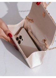 Evening Rhinestone Embellished Decorative Clutch Handbag European And American Style Women s Party Bag Fashionable Evening Bag Glamorous Rhinestone Bag