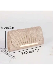 Sparkling Hand Clutch Bag Niche Mini Handbag Fashion Chain Shoulder Crossbody Evening Wallet