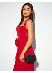 SHEIN BAE Women s Elegant Solid Color Minimalist Chic Evening Clutch Bag Valentines