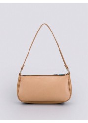 Sequin Embroidery Floral Baguette Bag Ladies Fashion All Match Beaded Stitching Underarm Bag With Color Block Embroidery Zipper Shoulder Bag Cut Randomly Elegant Pearl Bag