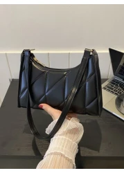 حقيبة مربعة أنيقة مبطنة صغيرة عصرية للفتيات المراهقات والنساء وطلاب الجامعة والموظفين الجدد والموظفين البيض