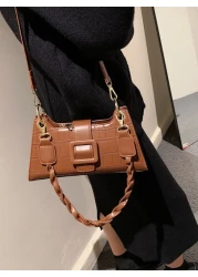 Lightweight Crocodile Embossed Bag For Teen Girls Women College Students Rookies White Collar Ers College Commute Outdoors Travel Outings Business Casual Women Bag Pefect For Office Business And Work