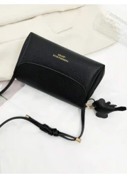 حقيبة كتف صغيرة مربعة حقيبة كتف عبر الجسم منمقة للنساء، موضة صيفية جديدة عصرية