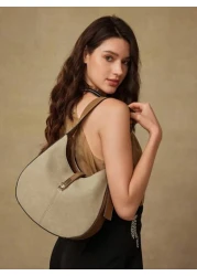 MOTF PREMIUM PU LEATHER TURNLOCK SHOULDER BAG