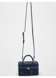 2024 Autumn Winter New Small Square Bag Versatile Hard Shoulder Messenger Box Handbag For Women