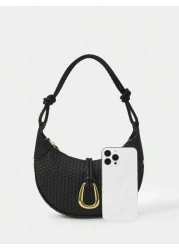 SHECARRY Women s Simple Fashion Zipper Underarm Handbag