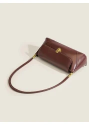 حقيبة كتف نسائية عصرية بطراز البوجينفيل الفرنسي بطراز بسيط لعام 2025، حقيبة نسائية متعددة الاستخدامات على الكت