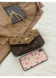 Metal Chain Bag Simple Vintage Crossbody Shoulder Bag