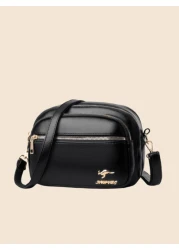 حقيبة يد جلدية فاخرة ذات 3 طبقات، حقيبة كتف للنساء، حقيبة تصميم عالية الجودة