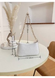 Women s Mini Alligator Texture Chain Shoulder Bag