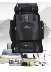 Black Waterproof Multifunctional Lightweight Large Capacity Backpack Bag School Bag School Backpack For School Daypack Laptop Bag Computer Bag Book Bag Rucksack Pencil Case Teacher Christmas Scream Ba