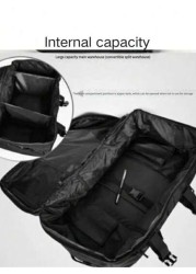 Outdoor Camping Travel Trekking Multi Function Large Capacity Dual Use Handbag Backpack Male Casual Laptop Backpack Outdoor Rucksack