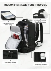 Travel Laptops Backpack For Men Casual Work Bag Fit 14inch Notebook Fashion Daypack Waterproof Outdoor Sports Backpack Airline Approved Backpack For Hiking Business Camping Trip Travel Essentials Mult