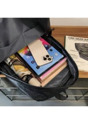 14 7inch Laptop Backpack Large Capacity Rucksack For School Teenagers Boys Men PU Leather Backpacks Male Schoolbag