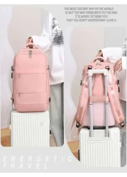 1 Pc Large Capacity Travel Backpack For Women Work Bag Carry On Hand Luggage Water Resistant Business Large Day Pack Weekender Bag Slim Laptop Backpack College Bag Computer Bag Gifts For Men Women For