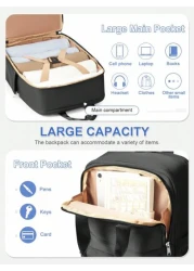 Large Capacity Business Backpack Travel Suitcase Backpacks Water Resistant Luggage Daypack Large Travel Backpack For Women Men Carry On Backpack Hiking Backpack Waterproof Outdoor Sports Rucksack Casu